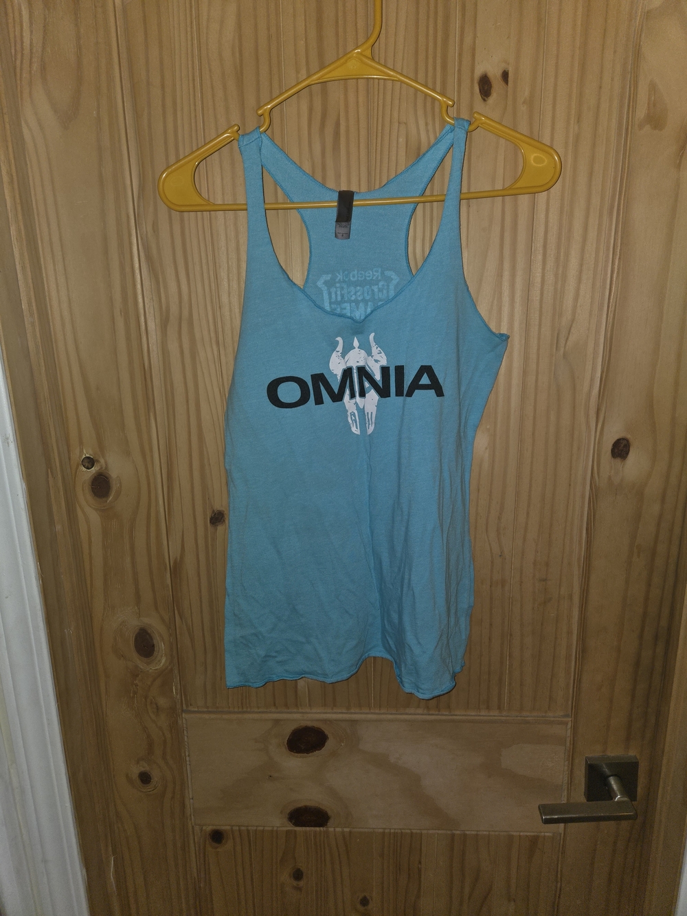 Reebok CrossFit Games 2016 Team OMNIA Tank Top Womens Small Blue Racerback Top